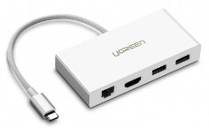 UGREEN USB C to USB 3.0 HDMI RJ45 Ethernet Hub phần mềm